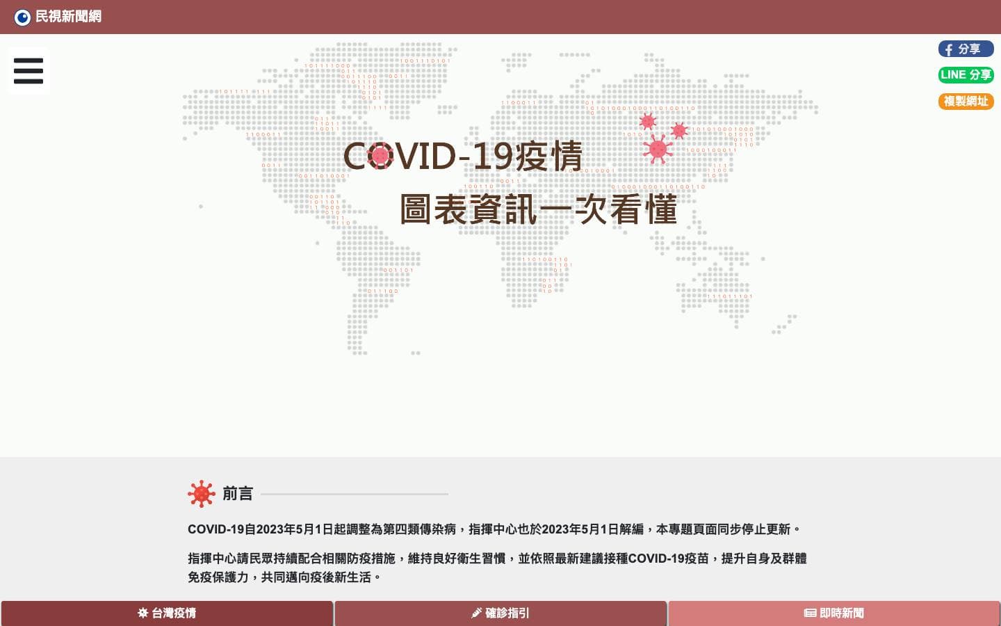 COVID-19 疫情專題